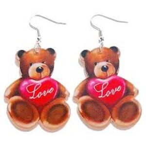 Teddy Bear Love Earrings